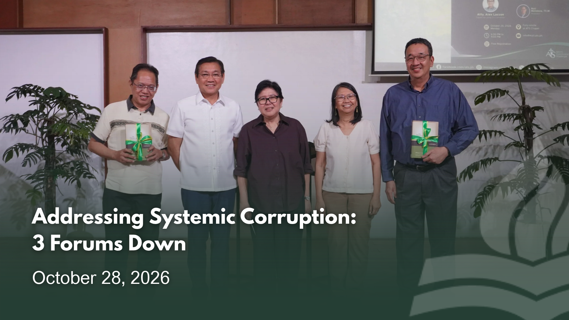 [WATCH] Addressing Systemic Corruption: 3 Forums Down